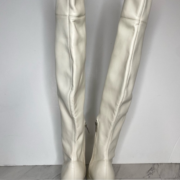 Marc Fisher Garalyn Pointy Toe White Boot 7M - Picture 5 of 16